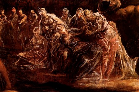 Jacopo Tintoretto - The Baptism of Christ (detail) - WGA22552