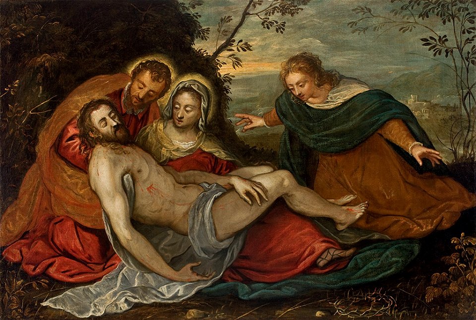 Jacopo Tintoretto Lamentação sobre o Cristo morto