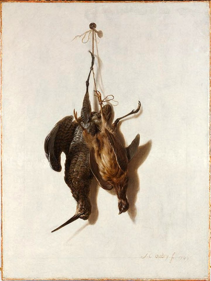 Jacques-Charles Oudry - Still Life with Woodcock and Quail - 1945.16 - Fogg Museum