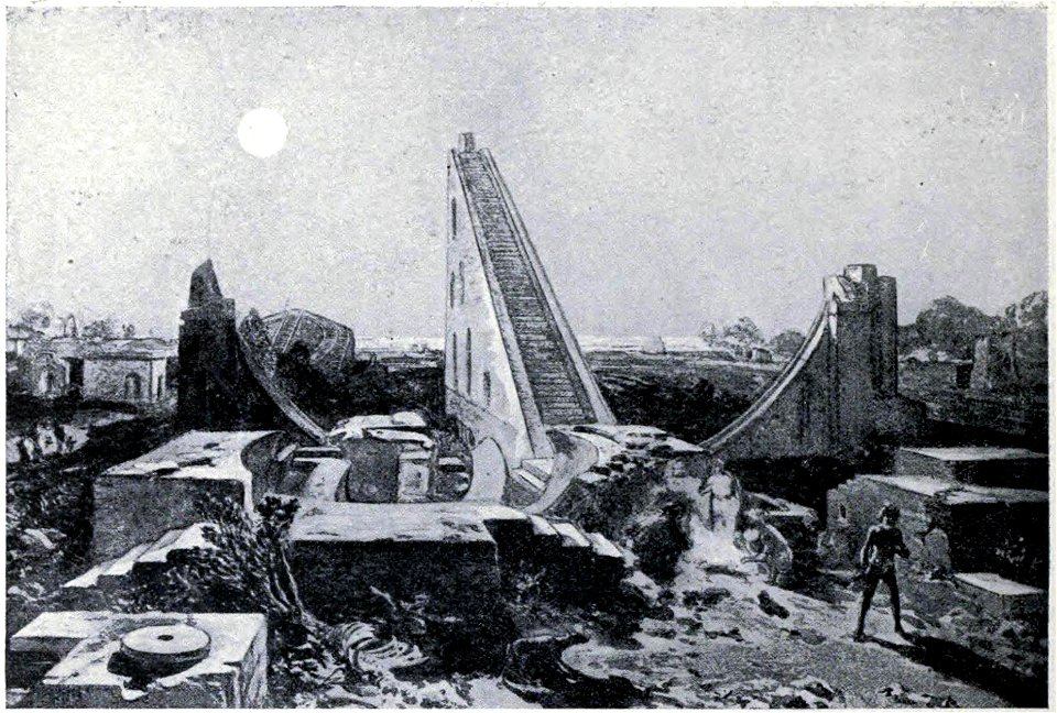 Jai Singh's observatory at Delhi, 1719