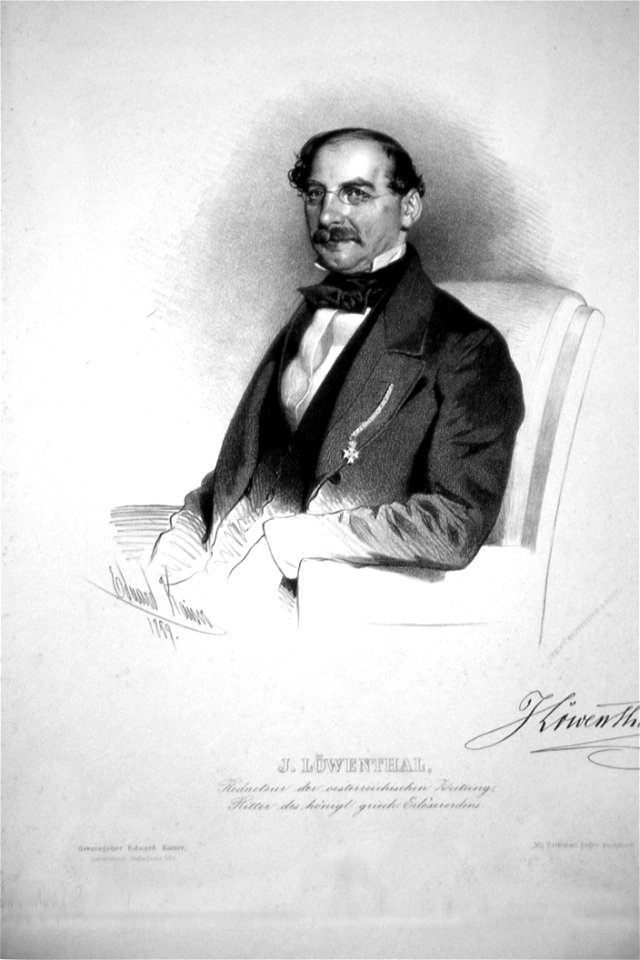Jakob Löwenthal Litho
