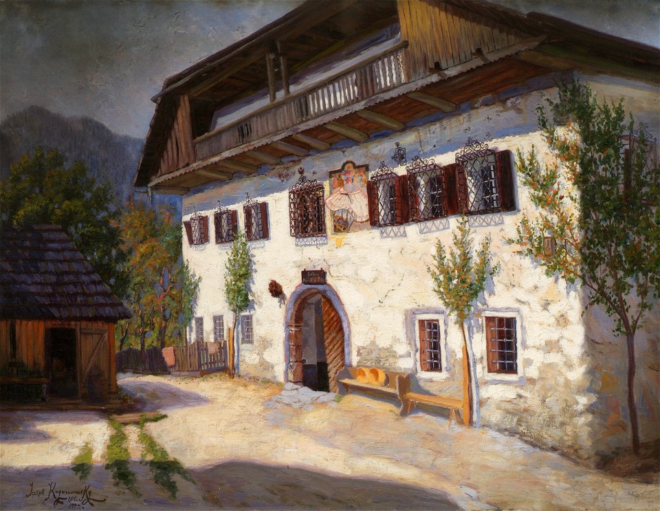 Jakob Koganowsky - Der Gasthof Pettar in St. Agatha - 626 - Österreichische Galerie Belvedere
