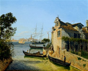 Jakob Alt - Blick auf San Giorgio Maggiore in Venedig - 2536 - Österreichische Galerie Belvedere