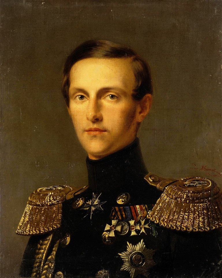 Kruger Franz - Portrait of Grand Duke Konstantin Nikolayevich