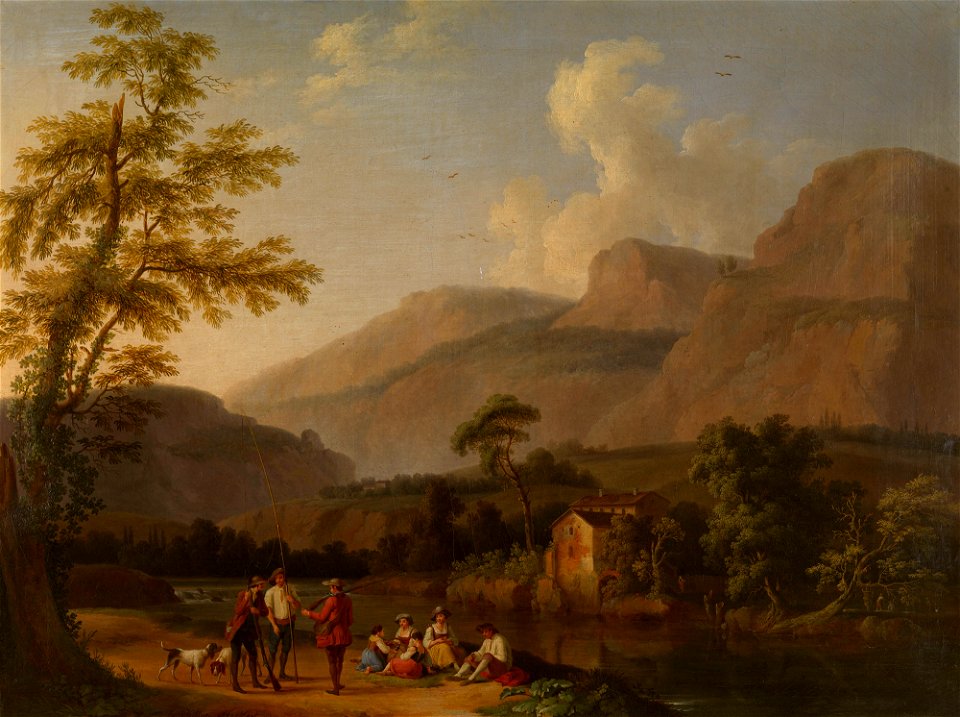 Jakob Philipp Hackert (1737-1807) - Landscape in Switzerland - RCIN 403559 - Royal Collection