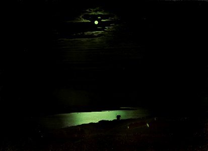 Kuindzhi Moonlit night on the Dnieper 1880 grm x2. Free illustration for personal and commercial use.