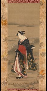 Kubo Shunman - Beauty by the Shore - 1975.268.127 - Metropolitan Museum of Art