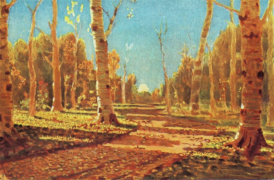 Kuindzhi Birch grove 1880s