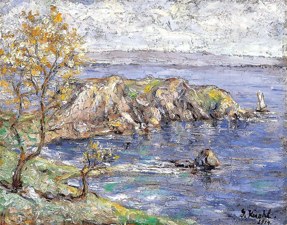 Gotthardt Kuehl - Küstenlandschaft an der Ostsee (1914)
