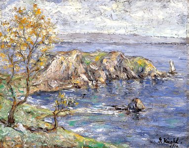 Gotthardt Kuehl - Küstenlandschaft an der Ostsee (1914)