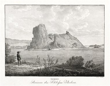 Jakob Alt (Austrian, 1789-1872) - Ungern, Ruinen des Schlosses Theben - 1968.324 - Cleveland Museum of Art