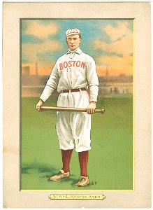 Jake Stahl, Boston Red Sox, baseball card portrait LCCN2007685666