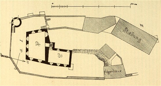 Kunstdenkmäler KN 1887 S032 Engen Kränkinger Schloss Grundriss