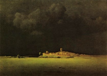 Kuindzhi After a rain study 1879. Free illustration for personal and commercial use.