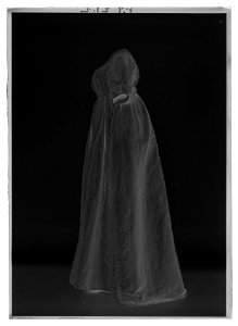 Kröningsklänning tillhörande Hedvig Elisabeth Charlotta - Livrustkammaren - 35637-negative