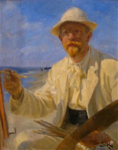 P S Krøyer 1897 - Selvportræt. Free illustration for personal and commercial use.