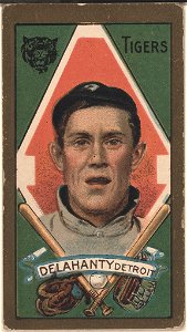 James Delahanty, Detroit Tigers, baseball card portrait LCCN2008677860