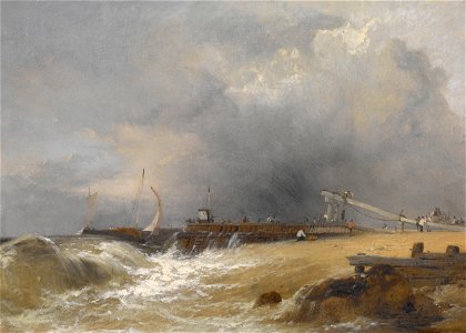 James Baker Pyne - Littlehampton Pier on the Sussex Coast - 2000.182 - Indianapolis Museum of Art