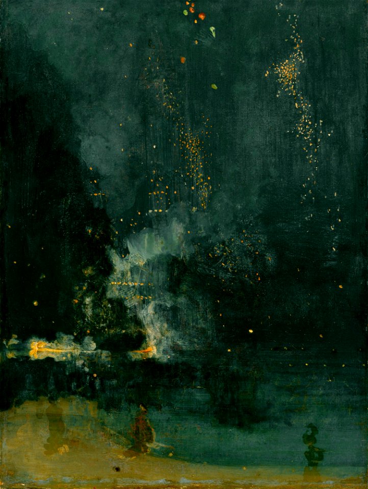 James Abbott McNeill Whistler - Nocturne in Black and Gold, the Falling Rocket - 46.309 - Detroit Institute of Arts