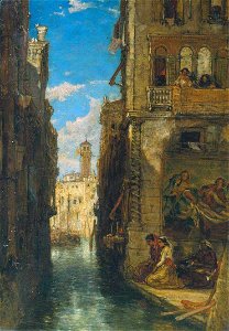 James Holland (1799-1870) - A Recollection of Venice - N03524 - National Gallery. Free illustration for personal and commercial use.