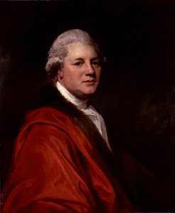 James Macpherson by George Romney. Free illustration for personal and commercial use.