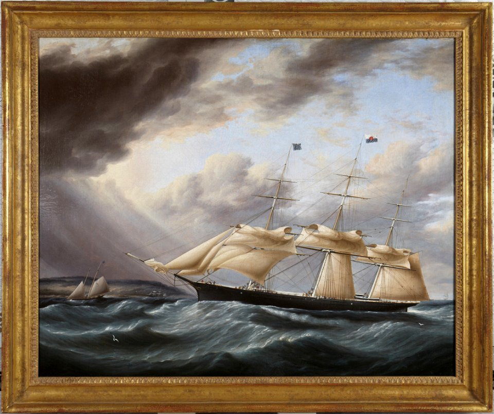 James E. Buttersworth - Clipper Ship Staghound - y1991-67 - Princeton University Art Museum