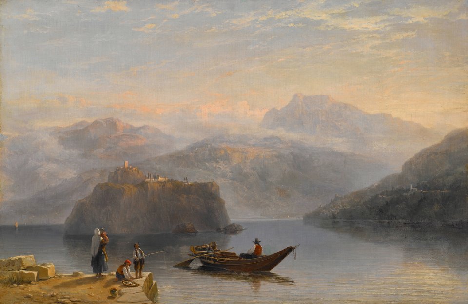 James Baker Pyne - Lago Maggiore (^) - 2000.184 - Indianapolis Museum of Art