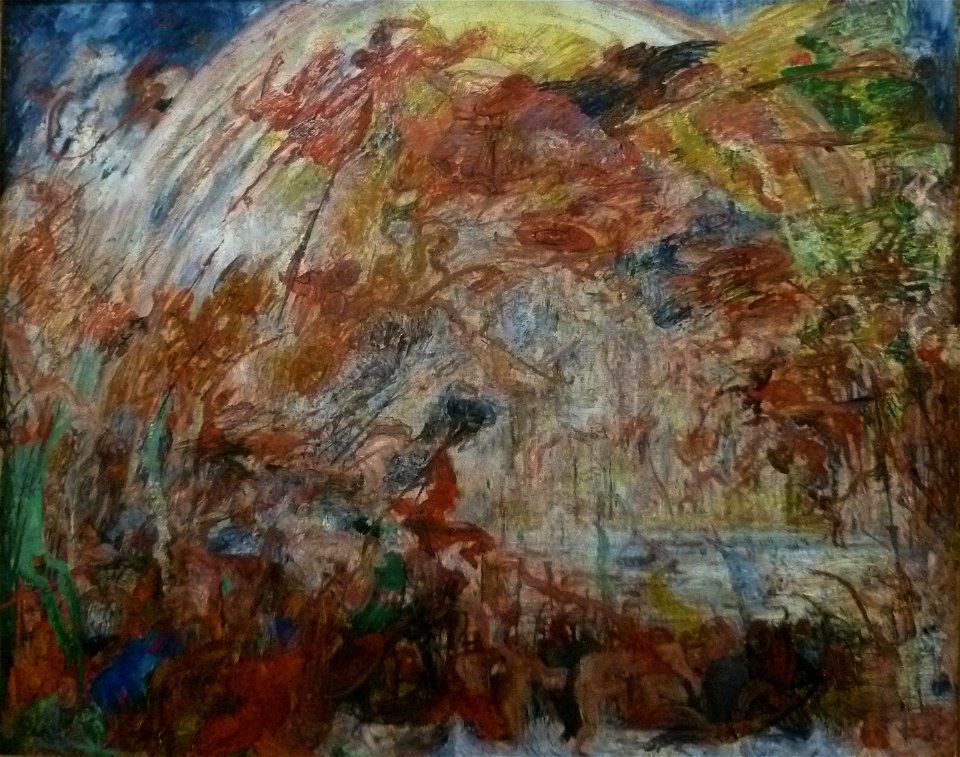 James Ensor (1889) - Val van de opstandige engelen 001