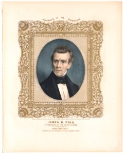 James K. Polk, 11th president of the United States - On stone by A. Newsam ; P.S. Duval, lith., Philada. LCCN93500962