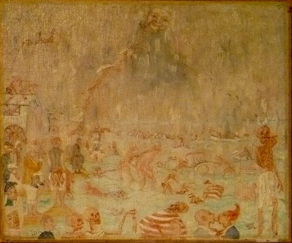 James Ensor (1926) Badende geraamten 001