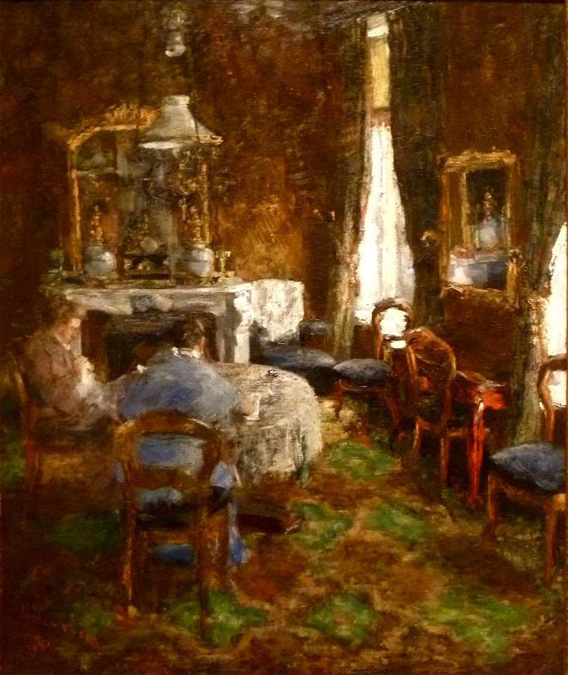 James Ensor (1881) - Het burgersalon 001
