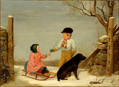 James Goodwyn Clonney - The Sleigh Ride