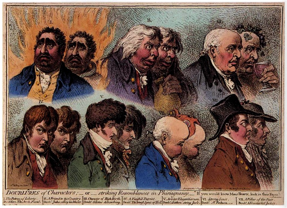 James Gillray - Dublures of Characters - WGA08991