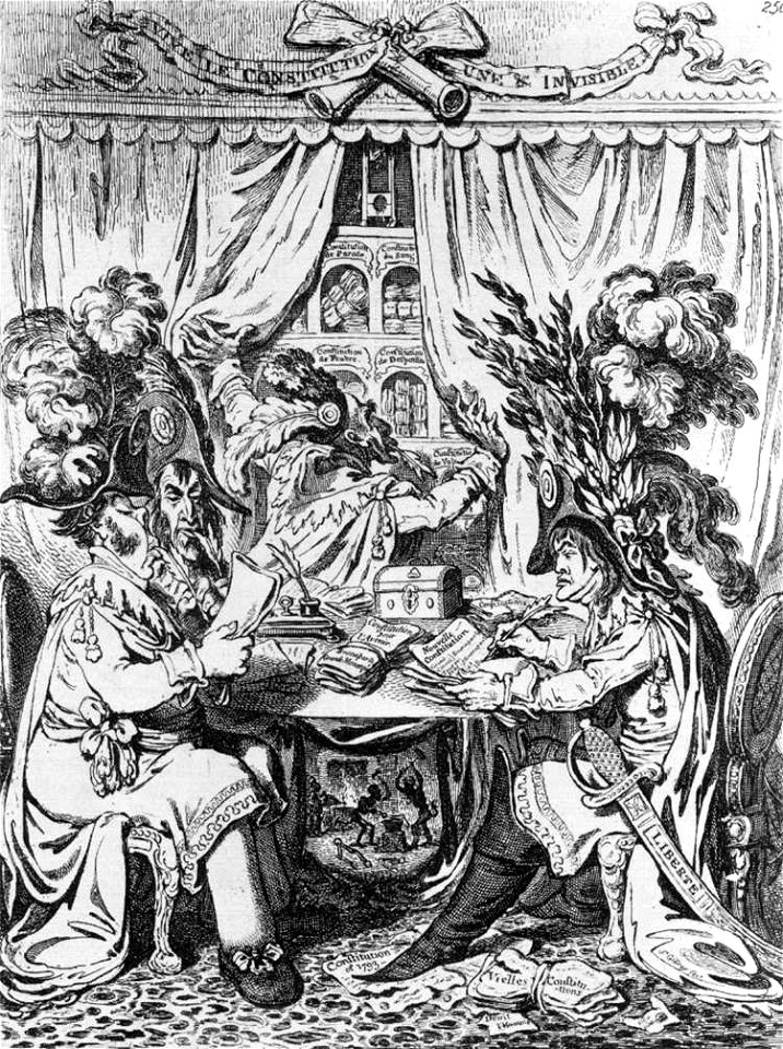James Gillray - Long Live the Constitution, One and In(di)visible - WGA8992