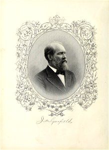James A. Garfield engraving
