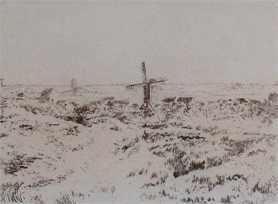 James Ensor (1889) -De molen van Mariakerke 002