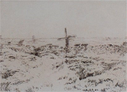 James Ensor (1889) -De molen van Mariakerke 002