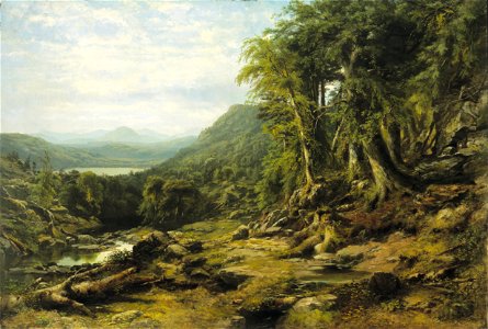 James McDougal Hart - Catskill Creek, New York - 1881-1.5 - Albright–Knox Art Gallery