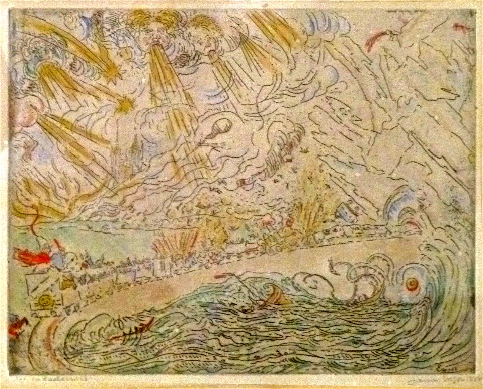 James Ensor (1888) De cataclysmen 001