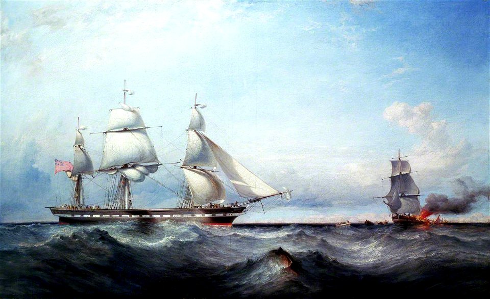 James Harris Senior (1810-1887) - The Ship 'Roxburgh Castle' - BHC3594 - Royal Museums Greenwich
