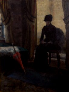 James Ensor (1881) De sombere dame 001