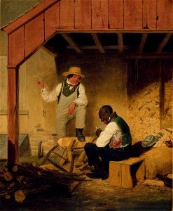 James Goodwyn Clonney - In the Woodshed