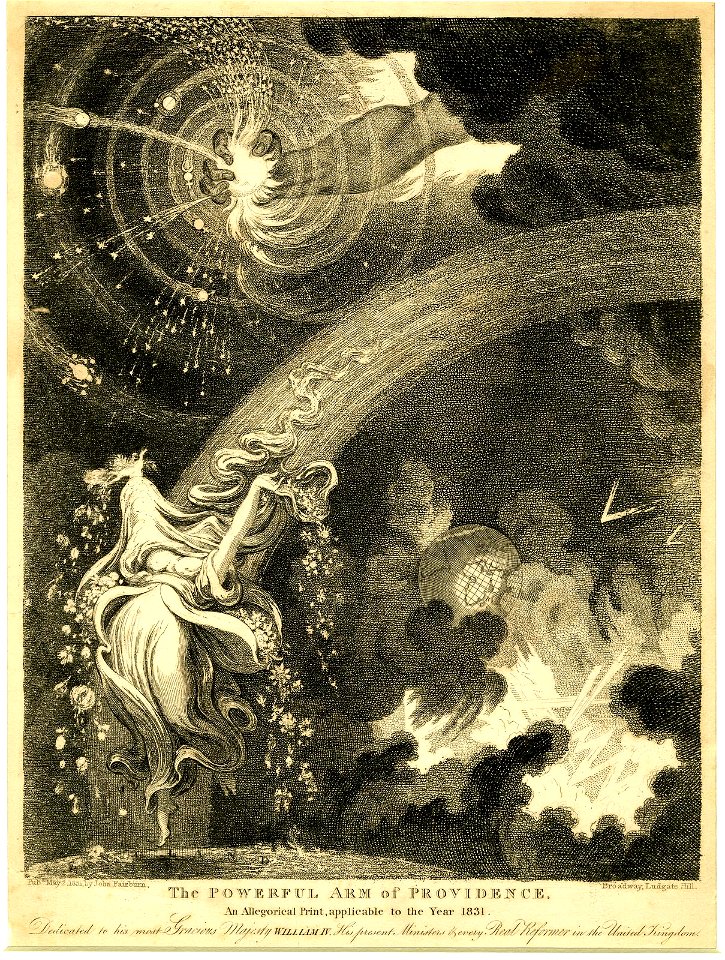 James Gillray - 'The Powerful Arm of Providence'