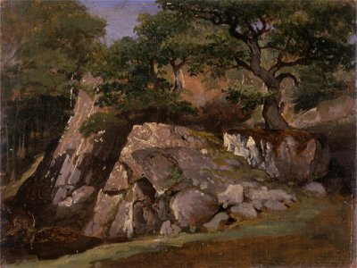 James Arthur O'Connor - A View of the Valley of Rocks near Mittlach (Alsace) - Google Art Project