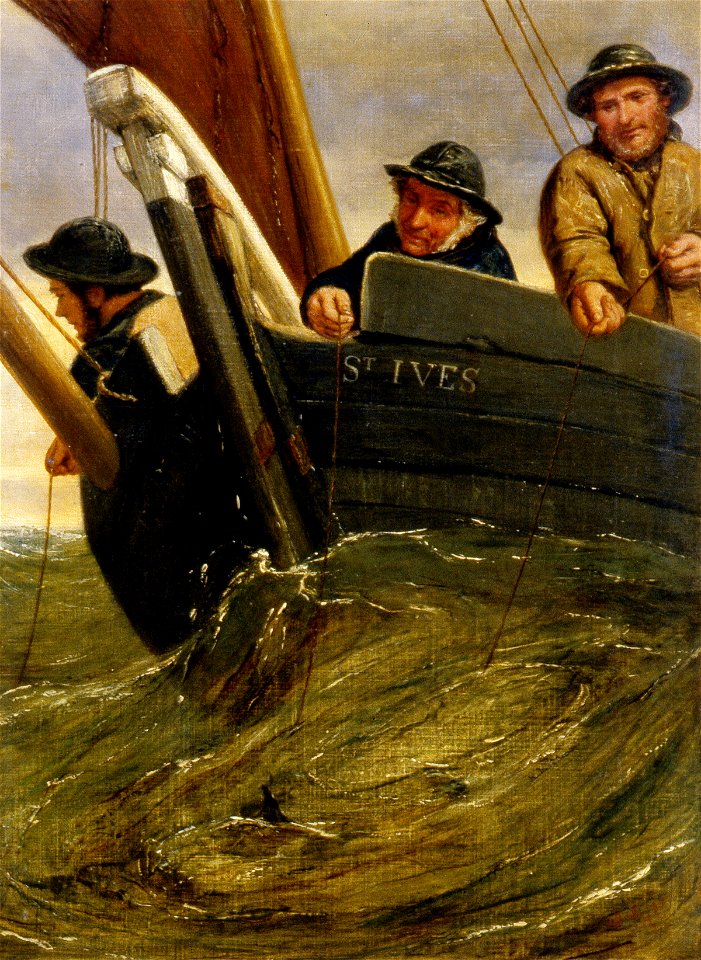 James Clarke Hook - Deep Sea Fishing (1861)