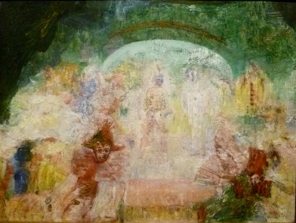 James Ensor (1889) - Maskertoneel 001