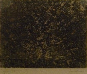 James Ensor (1888) Etoiles en fusion (sterrenhemel boven het kerkhof) 001