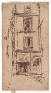 James McNeill Whistler (American, 1834-1903) - Rue des Bons Enfants, Tours - 1924.208 - Cleveland Museum of Art