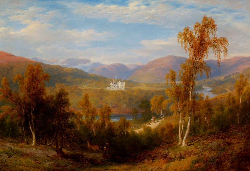 James Giles (1801-70) - A View of Balmoral - RCIN 405007 - Royal Collection