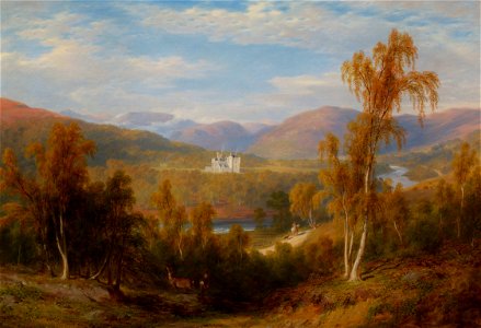 James Giles (1801-70) - A View of Balmoral - RCIN 405007 - Royal Collection